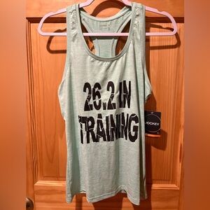 Jockey Women's Mint Green Training Tank Top size M NWT